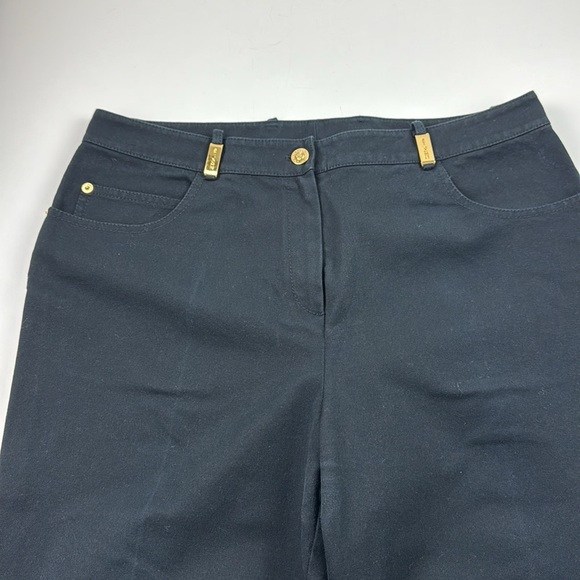 St. John Sport Navy Cropped Pants - Picture 4 of 9